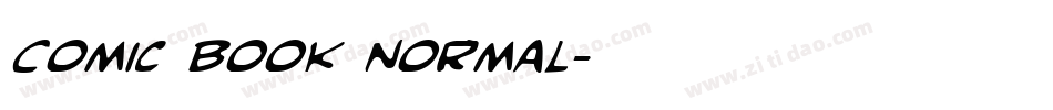 Comic Book Normal字体转换